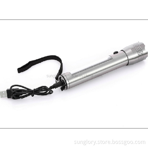 Solar Charged LED Flashlight